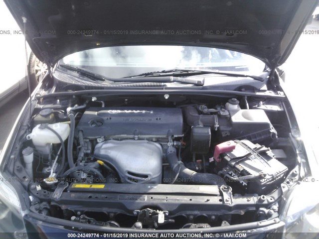 JTKDE167560096593 - 2006 TOYOTA SCION TC შავი ფოტო 10