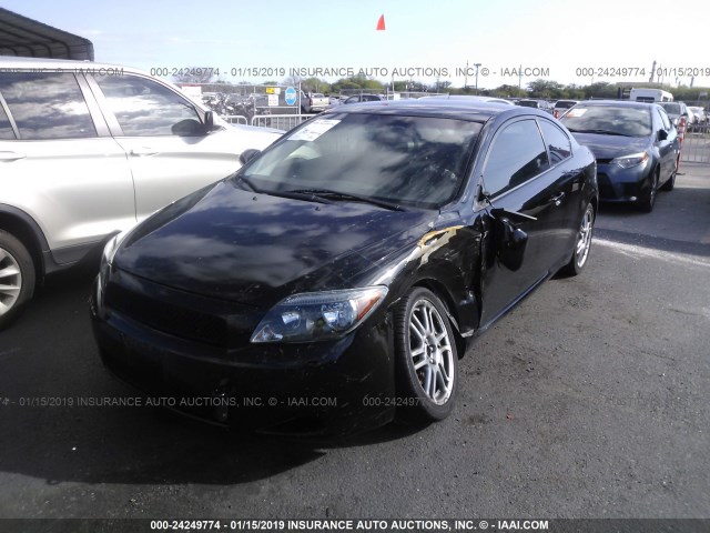 JTKDE167560096593 - 2006 TOYOTA SCION TC შავი ფოტო 2