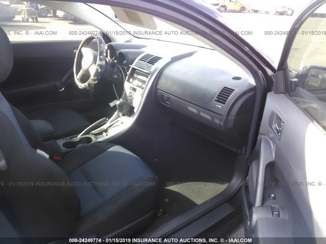 JTKDE167560096593 - 2006 TOYOTA SCION TC შავი ფოტო 5