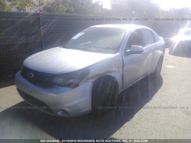 1FAHP3GN2BW108367 - 2011 FORD FOCUS SES SILVER photo 2