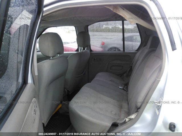 5N1ED28TX2C564949 - 2002 NISSAN XTERRA XE/SE SILVER photo 7