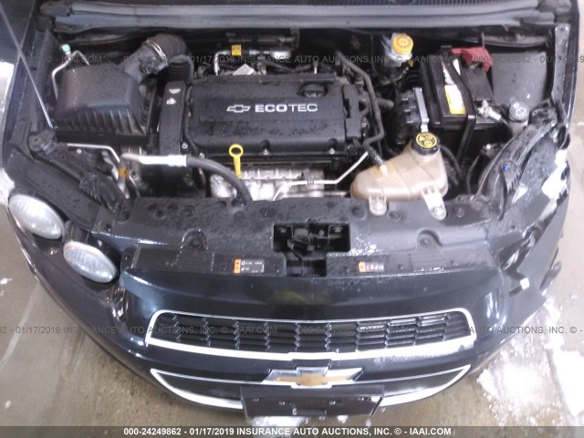 1G1JA6SH0D4120895 - 2013 CHEVROLET SONIC LS BLACK photo 10
