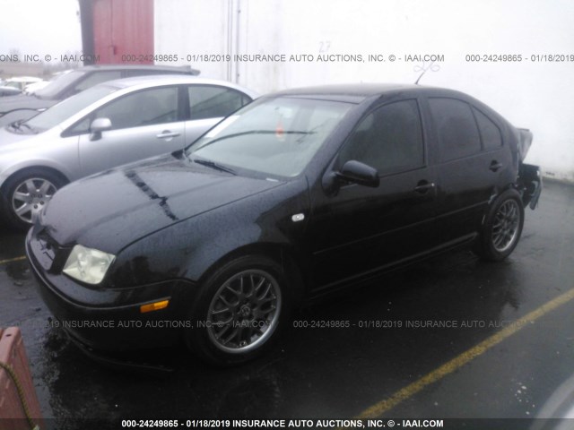 3VWSD29M3YM146770 - 2000 VOLKSWAGEN JETTA GLS BLACK photo 2