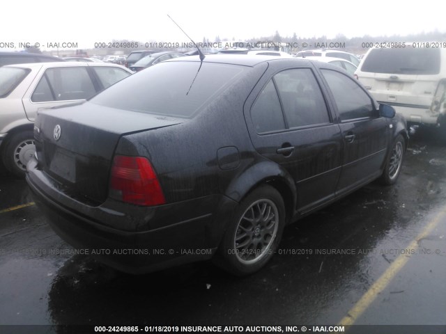 3VWSD29M3YM146770 - 2000 VOLKSWAGEN JETTA GLS BLACK photo 4