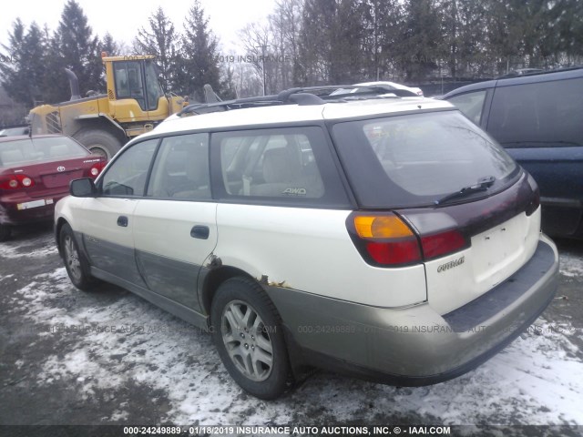 4S3BH675037629047 - 2003 SUBARU LEGACY OUTBACK AWP 白色 照片 3