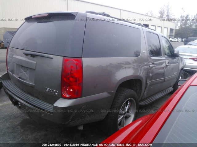 1GKS2KE70ER126371 - 2014 GMC YUKON XL K1500 SLT BROWN photo 4