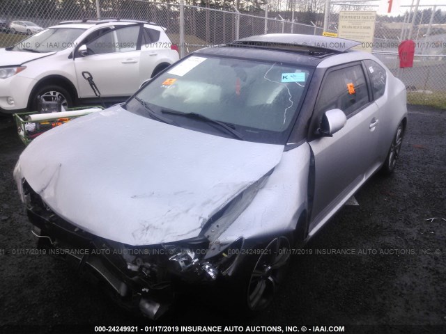 JTKJF5C76C3029779 - 2012 TOYOTA SCION TC ვერცხლისფერი ფოტო 2