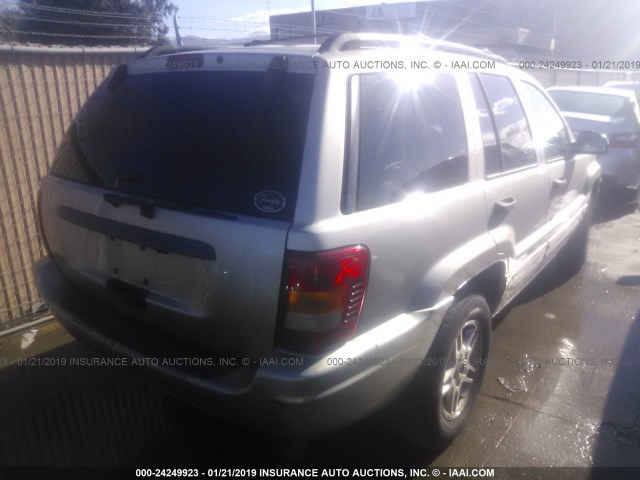 1J4GX48S74C242550 - 2004 JEEP GRAND CHEROKEE LAREDO/COLUMBIA/FREEDOM 灰色 照片 4