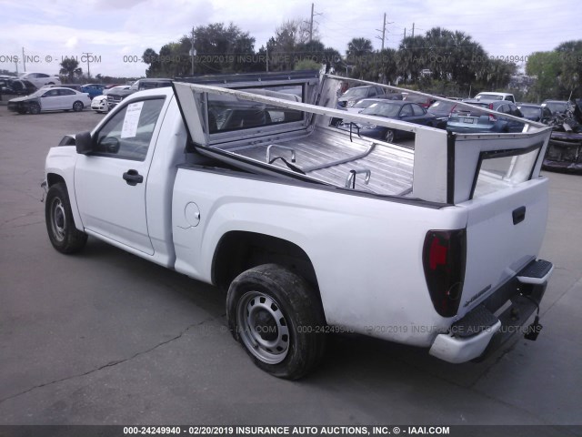 1GCCSBFE7C8158654 - 2012 CHEVROLET COLORADO WHITE photo 3