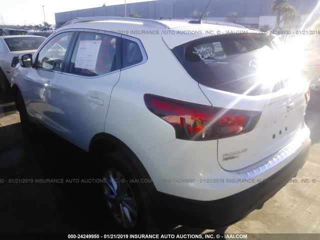 JN1BJ1CP5JW165323 - 2018 NISSAN ROGUE SPORT S/SV/SL WHITE photo 3