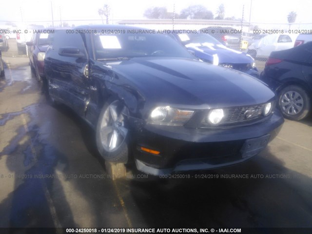 1ZVBP8CF8C5214810 - 2012 FORD MUSTANG GT BLACK photo 1