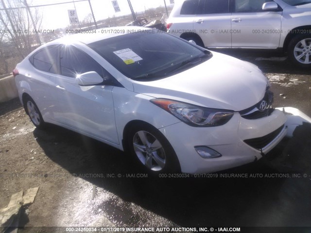 5NPDH4AE5DH191113 - 2013 HYUNDAI ELANTRA GLS/LIMITED WHITE photo 1