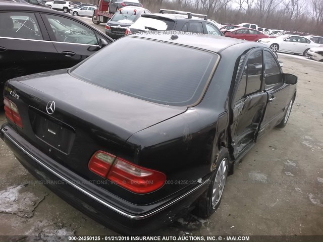 WDBJF65J5YA977369 - 2000 MERCEDES-BENZ E 320 BLACK photo 4