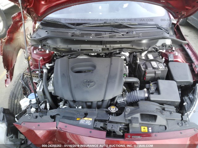 3MYDLBZV1GY103271 - 2016 TOYOTA SCION IA RED photo 10