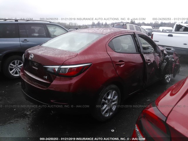 3MYDLBZV1GY103271 - 2016 TOYOTA SCION IA RED photo 4