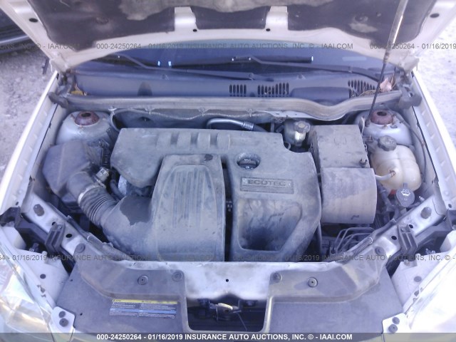 1G2AL18F477213369 - 2007 PONTIAC G5 SILVER photo 10