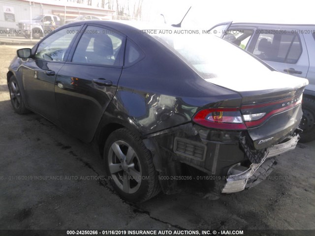 1C3CDFBB1GD564170 - 2016 DODGE DART SXT BLACK photo 3