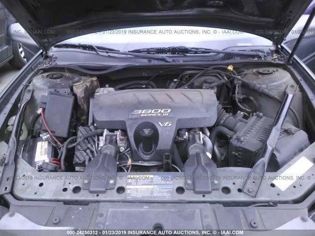 2G2WP522251131822 - 2005 PONTIAC GRAND PRIX BLUE photo 10