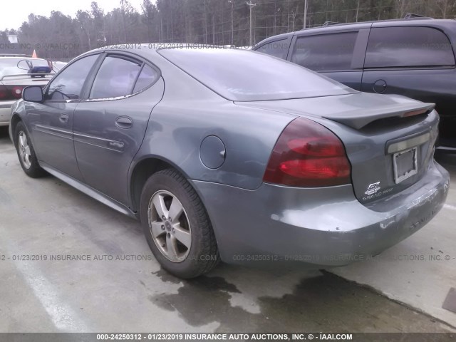 2G2WP522251131822 - 2005 PONTIAC GRAND PRIX BLUE photo 3