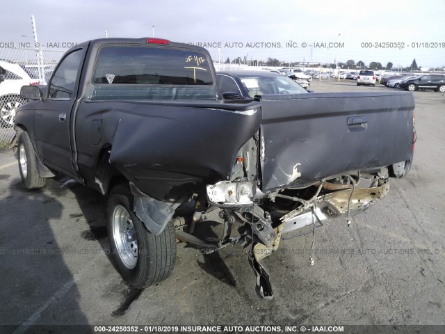 4TANL42N1VZ240847 - 1997 TOYOTA TACOMA BLACK photo 3