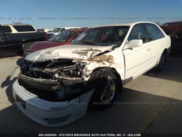 4T1BF28B74U383440 - 2004 TOYOTA AVALON XL/XLS WHITE photo 2