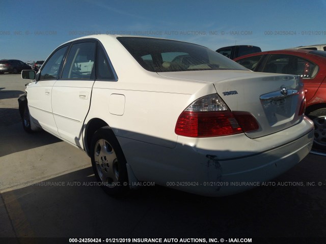 4T1BF28B74U383440 - 2004 TOYOTA AVALON XL/XLS WHITE photo 3