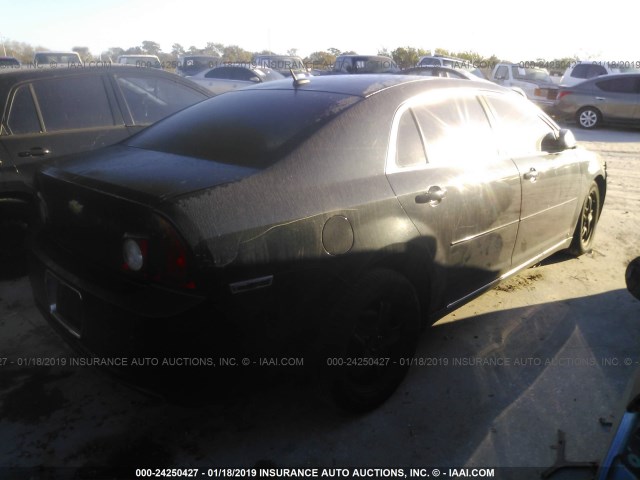 1G1ZH57B59F221553 - 2009 CHEVROLET MALIBU 1LT 黑色 照片 4