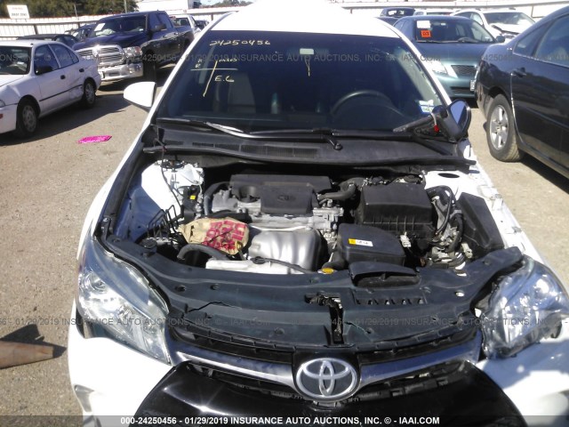 4T1BF1FK2FU944904 - 2015 TOYOTA CAMRY LE/XLE/SE/XSE 白色 照片 10