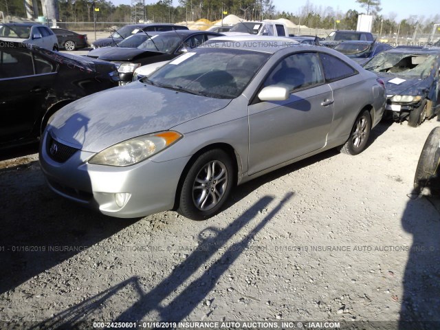 4T1CE38P76U726727 - 2006 TOYOTA CAMRY SOLARA  SILVER photo 2