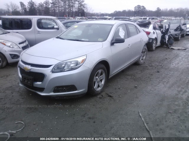 1G11A5SA6GU123561 - 2016 CHEVROLET MALIBU LIMITED LS SILVER photo 2