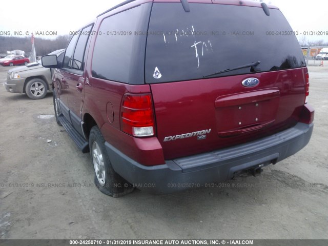 1FMPU165X5LA49655 - 2005 FORD EXPEDITION XLT BURGUNDY photo 3