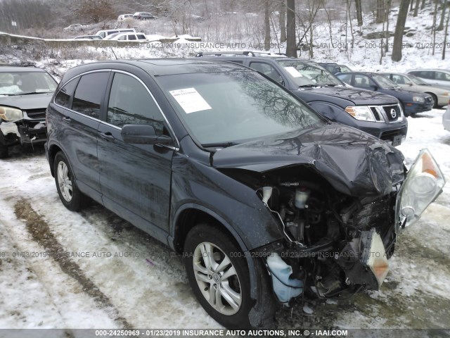 5J6RE4H77BL023434 - 2011 HONDA CR-V EXL BLACK photo 1