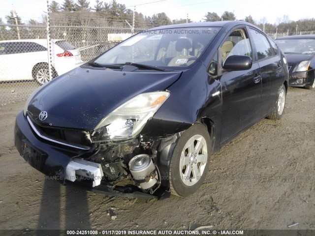 JTDKB20U463146460 - 2006 TOYOTA PRIUS BLACK photo 6