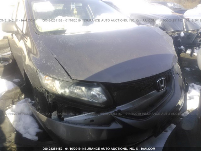 2HGFB2F99DH534591 - 2013 HONDA CIVIC EXL GRAY photo 6