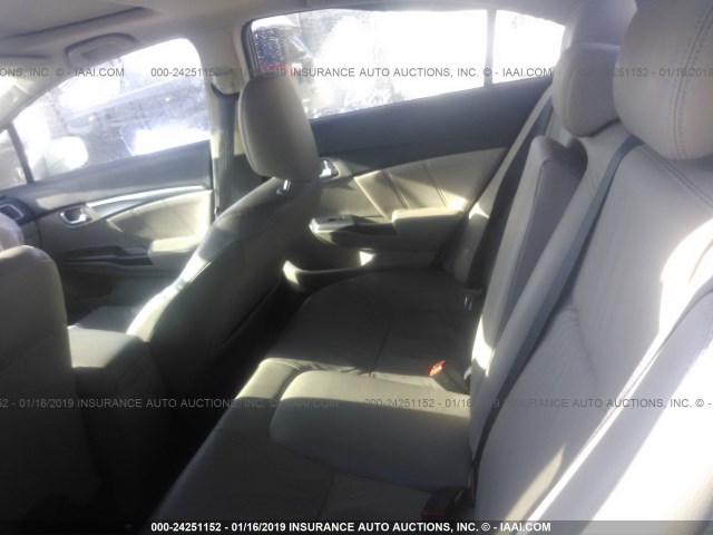 2HGFB2F99DH534591 - 2013 HONDA CIVIC EXL GRAY photo 8