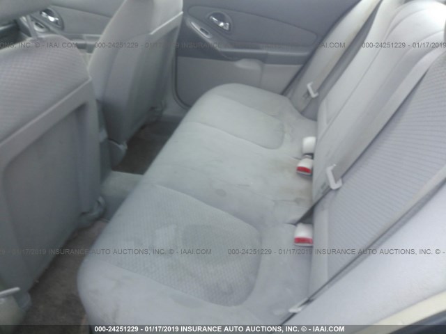 1G1ZS58NX7F100797 - 2007 CHEVROLET MALIBU LS MAROON photo 8