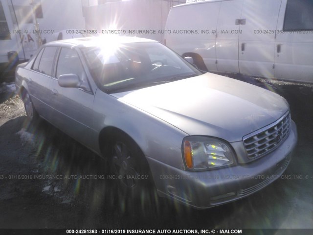 1G6KF57905U179927 - 2005 CADILLAC DEVILLE DTS GRAY photo 1