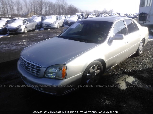 1G6KF57905U179927 - 2005 CADILLAC DEVILLE DTS GRAY photo 2