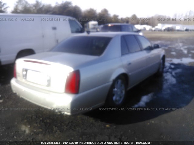 1G6KF57905U179927 - 2005 CADILLAC DEVILLE DTS GRAY photo 4