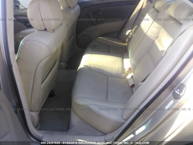 JH4KB16595C002216 - 2005 ACURA RL GOLD photo 8