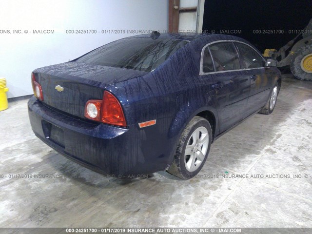 1G1ZB5E09CF232744 - 2012 CHEVROLET MALIBU LS Dark Blue photo 4