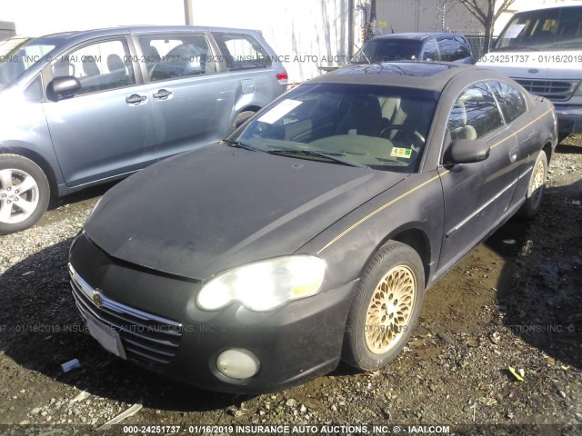 4C3AG52H15E024241 - 2005 CHRYSLER SEBRING LIMITED BLACK photo 2