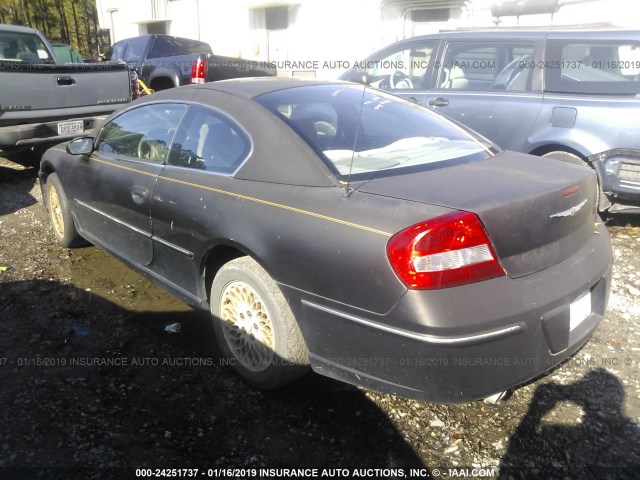 4C3AG52H15E024241 - 2005 CHRYSLER SEBRING LIMITED BLACK photo 3