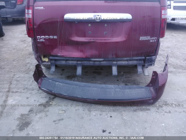 2D4RN6DX9AR499362 - 2010 DODGE GRAND CARAVAN CREW MAROON photo 6