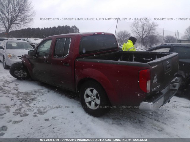 1N6AD0EV6DN725475 - 2013 NISSAN FRONTIER S/SV/SL/PRO-4X RED photo 3