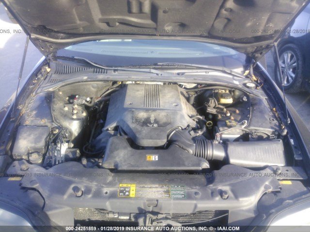 1LNHM87A76Y600234 - 2006 LINCOLN LS BLACK photo 10