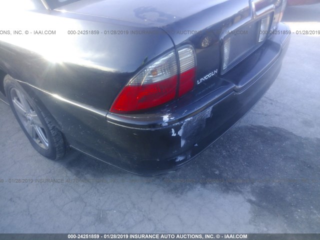 1LNHM87A76Y600234 - 2006 LINCOLN LS BLACK photo 6