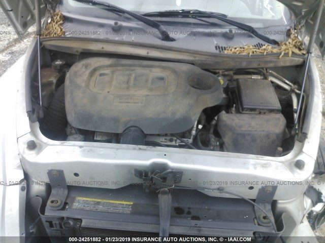 3GNBABDB9AS510166 - 2010 CHEVROLET HHR LT SILVER photo 10