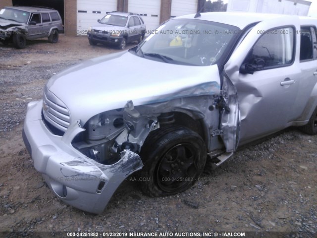 3GNBABDB9AS510166 - 2010 CHEVROLET HHR LT SILVER photo 6