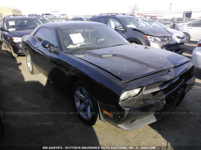 2C3CDYAG2EH127089 - 2014 DODGE CHALLENGER SXT BLACK photo 1